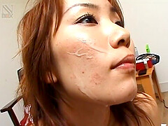 Lovely Yuki Yoshida with hairy pussy gets penetrated by her BF
