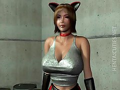 3D hentai slave gets pussy jizzed by a monster