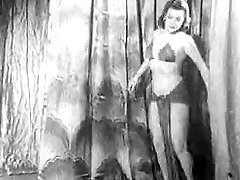 Young Lady Gives a Burlesque Dance