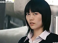 Kinky Asian Movie Star Rinko Kikuchi Flashes Her Hairy Pussy In Public