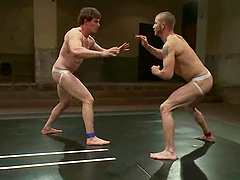 Brenn Wyson and Jeremy Tyler fight on tatami and make gay love
