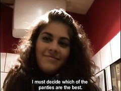 Cute Euro Babe Ends Up Giving a Blowjob For the Camera In POV Vid