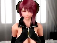 Busty 3D animation hard pussy poking