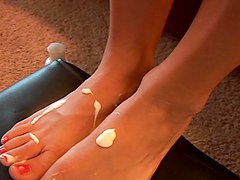 Teen With Foot Fetish Showing Hers Off