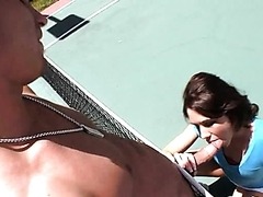 Sex On The Tennis Court With Katie Angel
