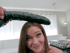 Big load of fat dick is what pleases Zoe Bloom more than anything