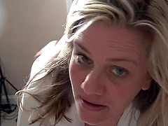 Heather C Payne enjoys working a cock in homemade swinger video