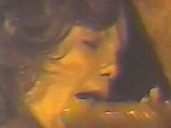 Retro video of a sexy babe giving head and getting dicked hard