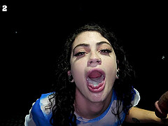 Lydia Black swallows 12 loads through a glory hole
