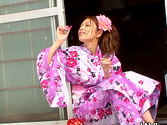 Tanabata and her boyfriend have a good time having sex