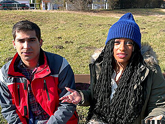 Vicky Menage gets her pussy stuffed with bbc in a cuckold scene