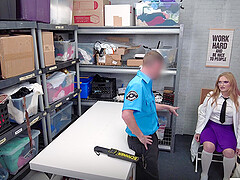 Young blonde Mckenzie Mae fucks with her boyfriend Tony Rubino in the office