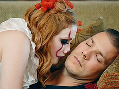 Unleash your wildest fantasies with Codey and Scarlet in a steamy session of forbidden desires