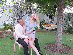 Dirty Alex and Kit spice up their coupling with sultry MILFs sporting golden locks