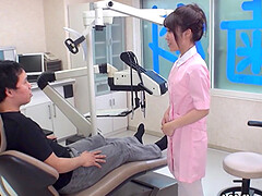 Hot Mao Chinen Takes Care of Patient With Her Pussy