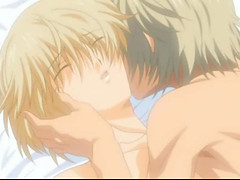 Two anime studs making out and then having anal sex with each other.