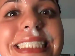 AmateurvSamantha has her face jizzed after wild ass fucking